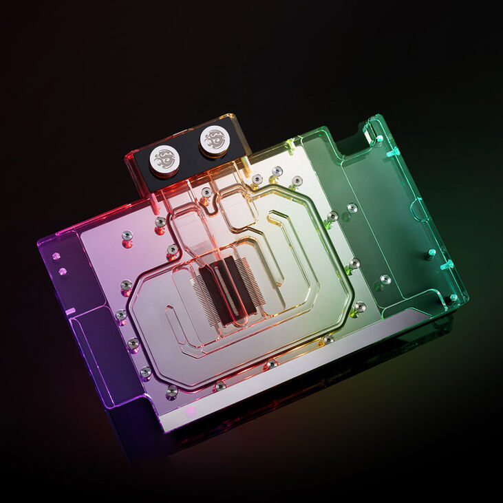 Bitspower Nebula Strix/TUF 4080, ARGB - Nickel + Acryl image number 3