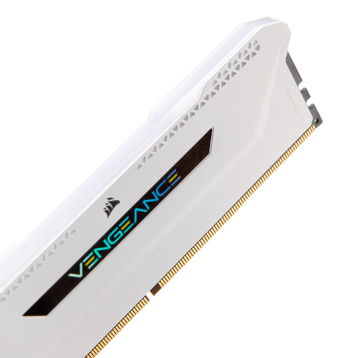 Corsair Vengeance RGB Pro SL DDR4-3200 RAM, CL16, XMP - 16 GB Dual-Kit, weiß image number 3