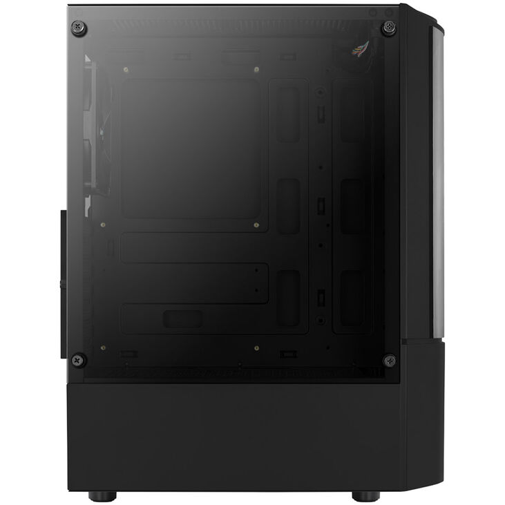 Aerocool Quantum v1 Mid Tower, Tempered Glass - Black image number 9