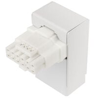 Kolink Core Pro 12V-2x6 90 Degree Adapter - Type 1 - White