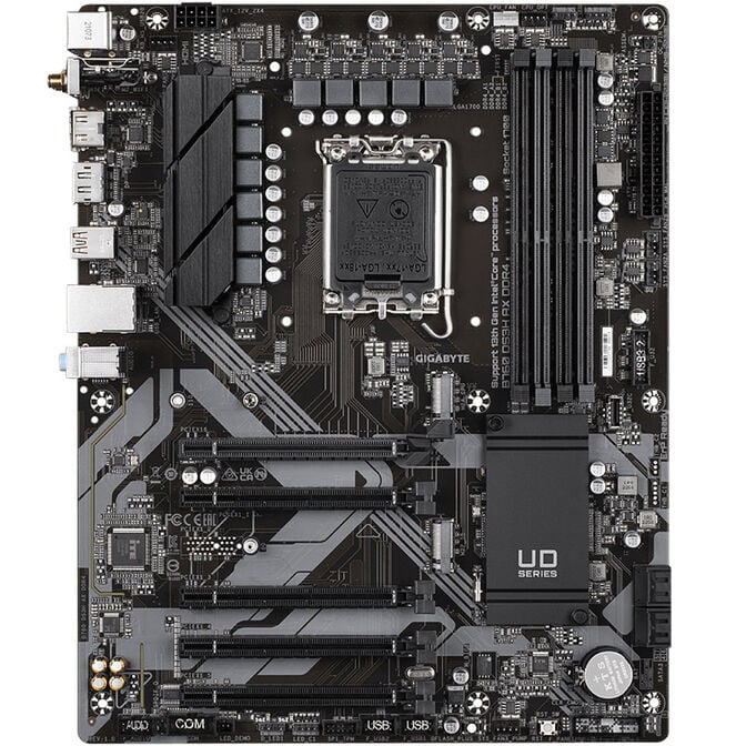GIGABYTE B760 DS3H AX DDR4 motherboard, Socket 1700, Intel B760, ATX, DDR4 image number 2