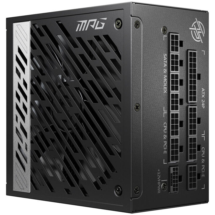MSI MPG A850G PCIe5 Netzteil, 80 PLUS Gold, vollmodular, ATX 3.0, PCIe 5.0 - 850 Watt image number 6