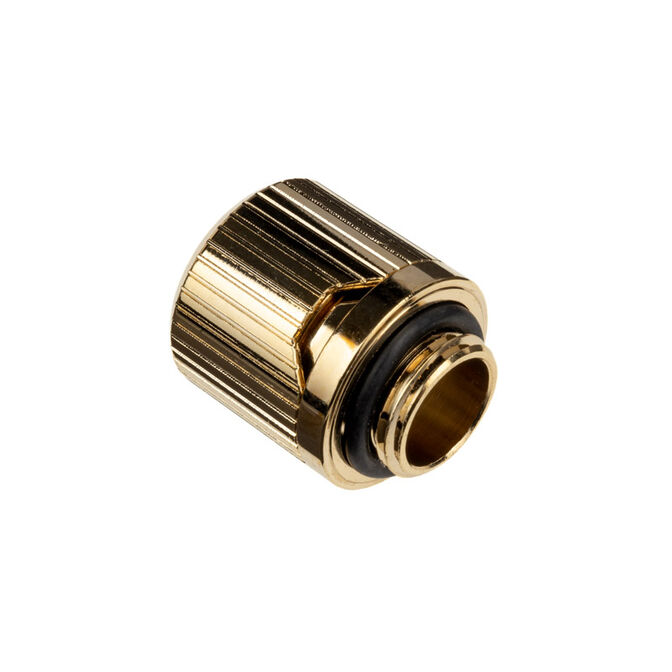 EK Water Blocks EK-Torque STC-13/10 fitting straight G1/4 inch female thread to 13/10mm - gold image number 1