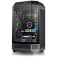 Thermaltake The Tower 300 PC-Geh&auml;use, Mini-Geh&auml;use, mATX, Tempered Glass - inklusive 2x 140-mm-L&uuml;fter, schwarz image number null