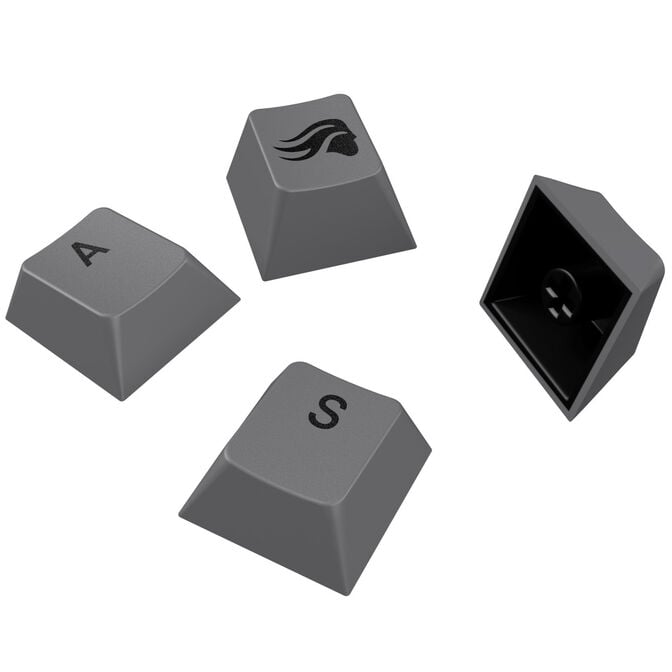 Glorious GPBT Basics Keycaps, ANSI Layout (US), PBT, Doubleshot - Armor Grey image number 5
