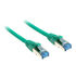 InLine Patch Cable Cat.6A, S/FTP (PiMf), 500MHz, green - 10m image number null