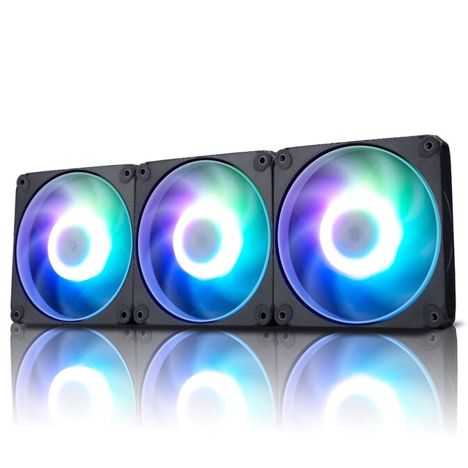 In Win Mercury AM120S Computer case Fan 12 cm Black, White 3 pc(s) image number 2