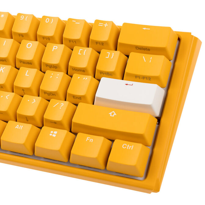 Ducky One 3 Yellow Mini Gaming Tastatur, RGB LED - MX-Speed-Silver (US) image number 6