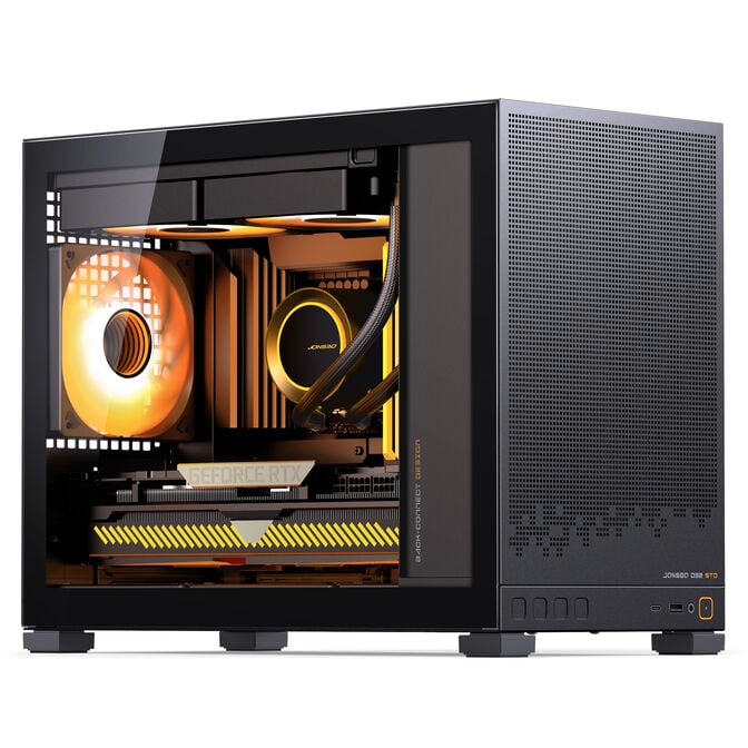 Jonsbo D32 STD PC-Geh&auml;use + TRYX PANORAMA Komplett-Wasserk&uuml;hlung, ARGB - 240mm, schwarz image number 10