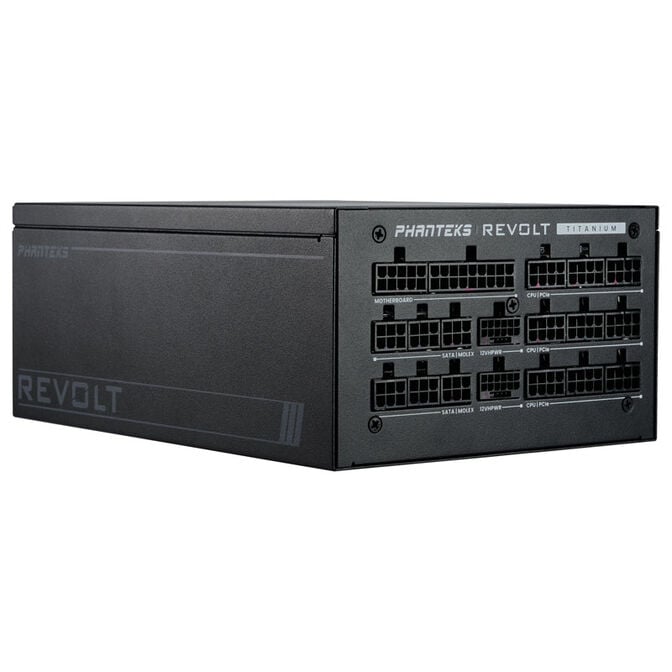 Phanteks Revolt 1600W Titanium, ATX 3.0, PCIe 5.0, vollmodular - 1600 Watt, schwarz image number 5
