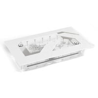 Alphacool Apex Distroplate for Dark Base Pro 901, with Apex Pump, RGB - white