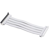 PHANTEKS PCI-E 4.0 x16&nbsp;Riser Flachband-Kabel, 180 Grad, 30cm - wei&szlig;