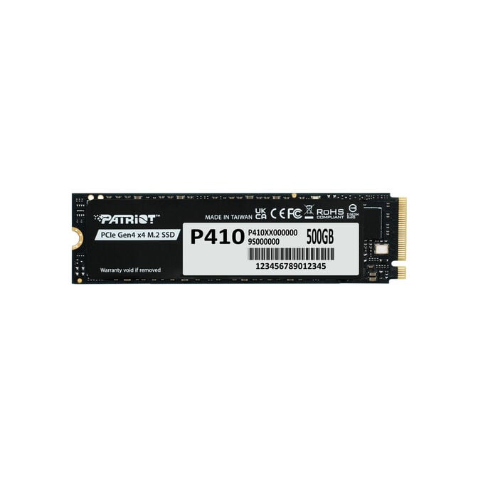 Patriot P410 SSD, PCIe 4.0 M.2 2280 - 500 GB image number 0