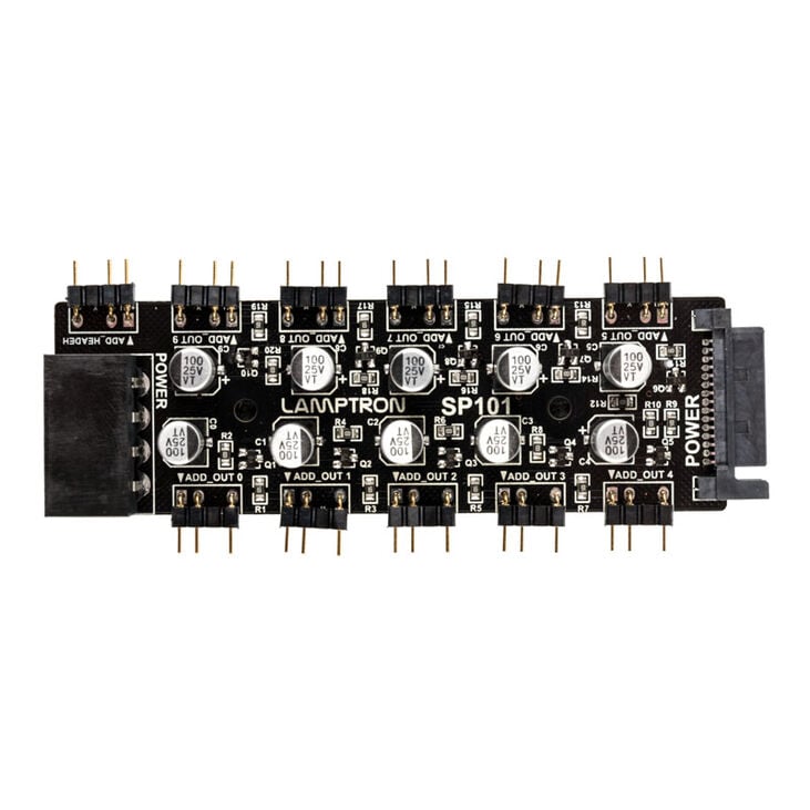 Lamptron SP101 10x Adressable-RGB-Hub für Aura, Fusion und Mystic image number 1