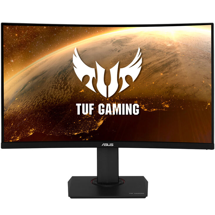ASUS TUF Gaming VG32VQR, 31.5 inch Curved Gaming Monitor, 165 Hz, VA, FreeSync image number 2