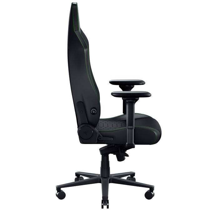 Razer Iskur V2 NewGen Gaming Chair, ergonomic design, HyperFlex lumbar support, 4D armrests - black/green image number 3