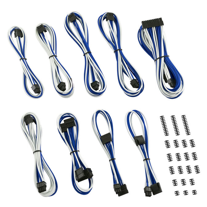 CableMod Classic ModMesh RT Cable Kit ASUS/Seasonic/Phanteks - wei&szlig;/blau image number 0