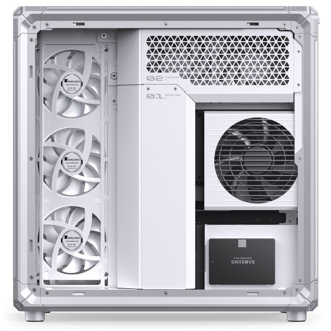 Jonsbo X400 PC-Geh&auml;use, Midi-Tower, ATX, Tempered Glass - wei&szlig; image number 13
