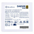 SilverStone SST-DA850R-GMA-WWW 80 PLUS Gold, modular, ATX 3.0 - 850 Watt image number null