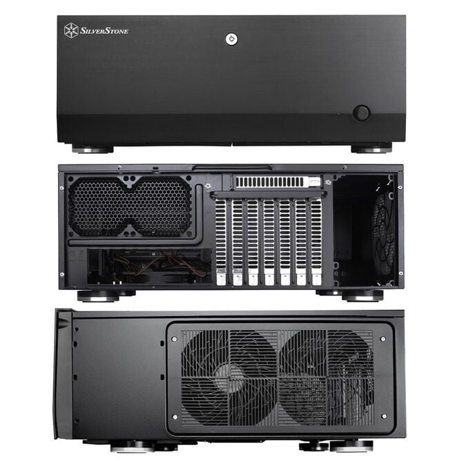 SilverStone SST-GD07B-C - Grandia Airflow Desktop, USB-C - black image number 2