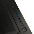 GSI SmartAssembly ARGB Mesh PC case, Mid Tower, E-ATX, RGB, Tempered Glass - black, 850W Gold power supply image number null