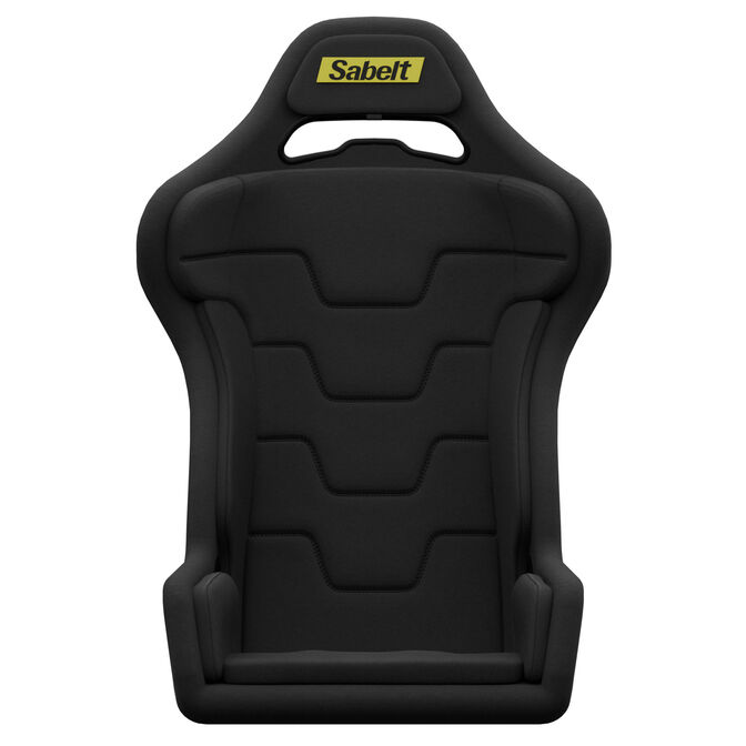 Sabelt SRS-1 Simracing-Sitz, Glasfaser-Schale, gepolstert - deep black image number 2
