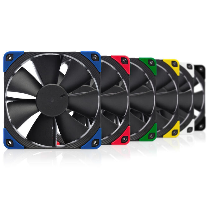 Noctua NF-F12 PWM chromax.black.swap L&uuml;fter - 120mm image number 4