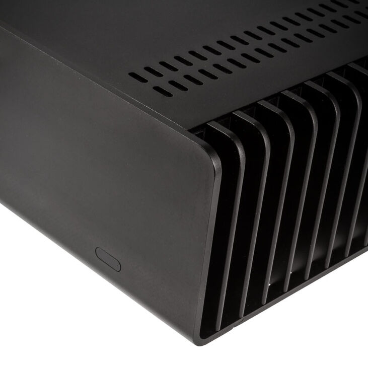 Streacom ST-FC9B Alpha Fanless HTPC Aluminium Gehäuse - schwarz image number 4