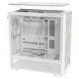 Antec Flux PC Case, Mid Tower, E-ATX, Tempered Glass &ndash; white image number null