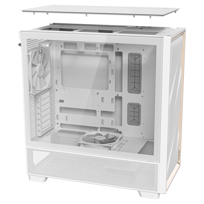 Antec Flux PC Case, Mid Tower, E-ATX, Tempered Glass &ndash; white image number 16