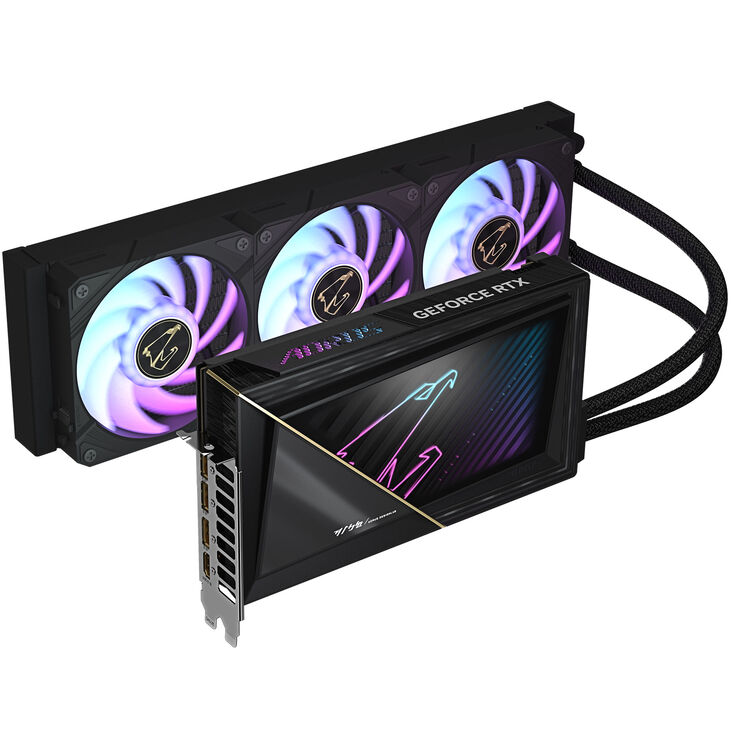 Gigabyte Aorus GeForce RTX 5090 Xtreme Waterforce 32G, 32768 MB GDDR7 image number 1