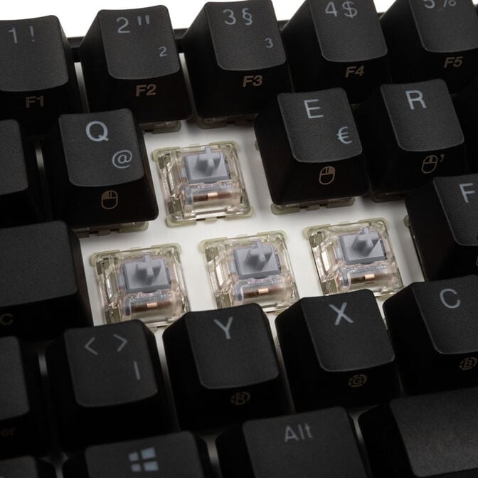 Ducky Mecha Mini Gaming Tastatur, MX-Speed-Silver, RGB-LED - schwarz image number 6