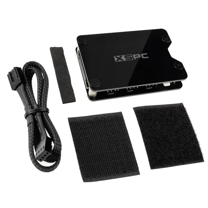 XSPC 8-fach PWM-Splitter V2, SATA - schwarz image number 3