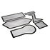 Demciflex Staubfilter Set für Zalman Z9 - schwarz/schwarz image number null