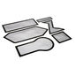 Demciflex Staubfilter Set für Zalman Z9 - schwarz/schwarz