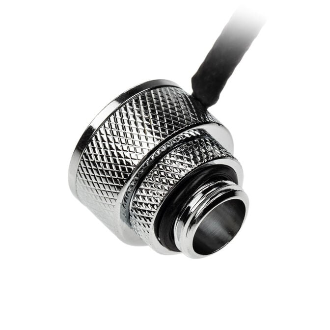 Alphacool Eiszapfen temperature sensor G1/4 male/male with female adapter - chrome image number 1