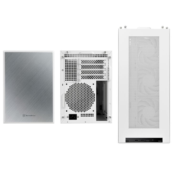 SilverStone SST-SG17W Micro-ATX / Mini ITX Case - white image number 2