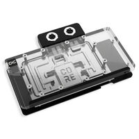 Alphacool Core RX 9070 Steel Legend GPU water block, ARGB, with backplate - acrylic