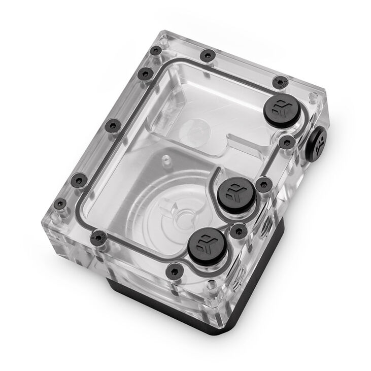 EK Water Blocks EK-Quantum Kinetic3 FLT D5/DDC Ausgleichsbehälter - 92mm, D-RGB, Acryl image number 0