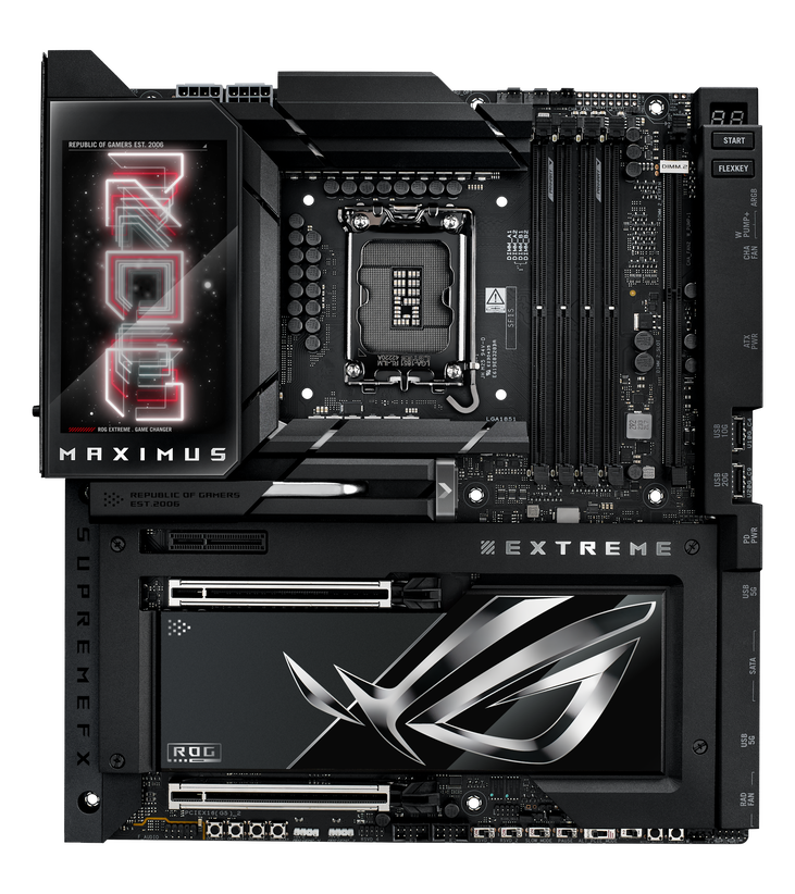 ASUS ROG Maximus Z890 EXTREME Mainboard, Sockel LGA 1851, Intel Z890, E-ATX, DDR5 image number 1