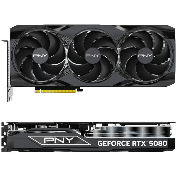 PNY GeForce RTX 5080 OC, 16384 MB GDDR7 image number 2