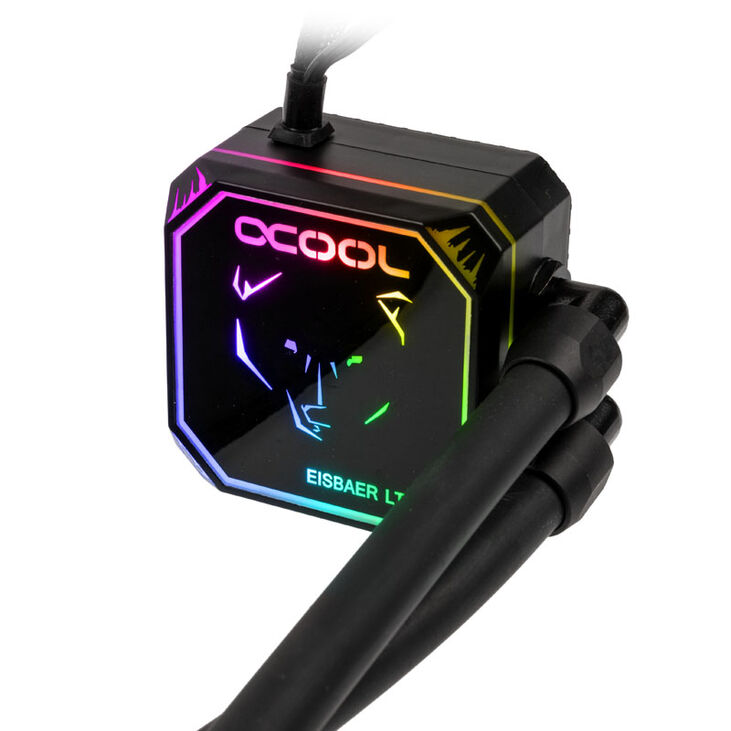 Alphacool Eisbaer Aurora LT360 AiO Wasserkühlung, ARGB - 360mm, schwarz image number 4