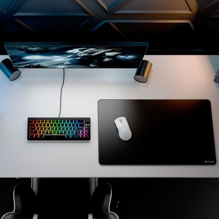 Glorious GMP 2 Gaming Mousepad Stitched, rubberised - 610 x 355mm, black image number 6
