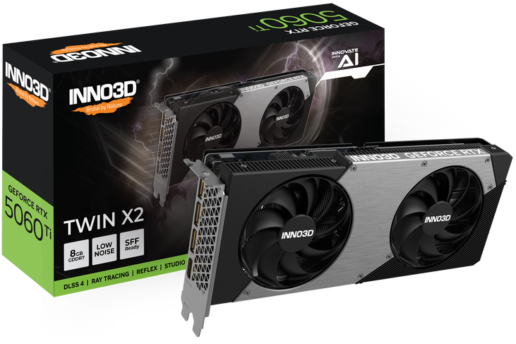 INNO3D GEFORCE RTX 5060 Ti Twin X2, 8192 MB GDDR7 image number 0