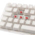 Ducky One 3 Aura White SF Gaming Tastatur, RGB LED - MX-Silent-Red image number null