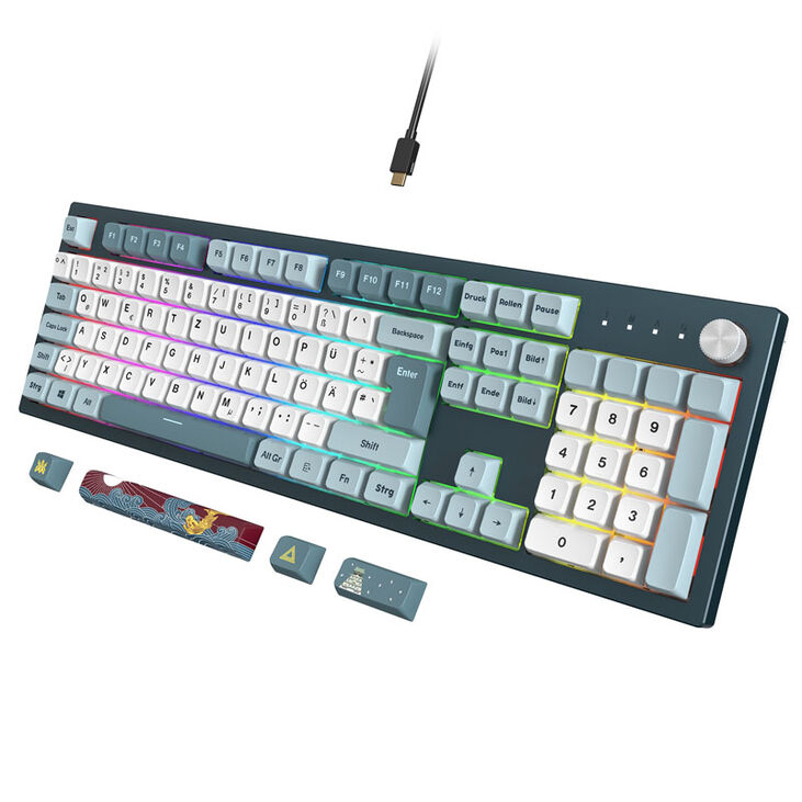 Montech MKey Freedom Gaming Keyboard - GateronG Pro 2.0 Brown image number 2