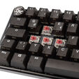 Ducky One 3 Aura Black SF Gaming Tastatur, RGB LED - MX-Silent-Red image number null