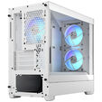 Fractal Design Pop Mini Air RGB Clear Tint Micro-ATX-Geh&auml;use, Tempered Glass - wei&szlig; image number null