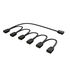 Akasa aRGB Splitter-Kabel, 1-zu-6, 3-Pin - schwarz image number null