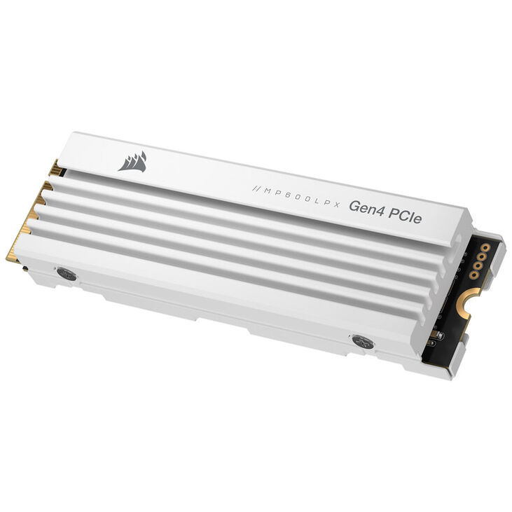 Corsair MP600 Pro LPX NVMe SSD, PCIe 4.0 M.2 Type 2280 - 1 TB - white image number 2